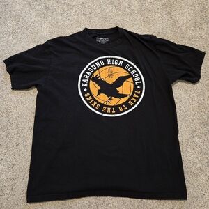 Black Karasuno High School Graphic T-Shirt